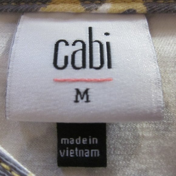 CAbi Shirt M Providence Button Shirt Jacket Leopard #5854 - Picture 3 of 8